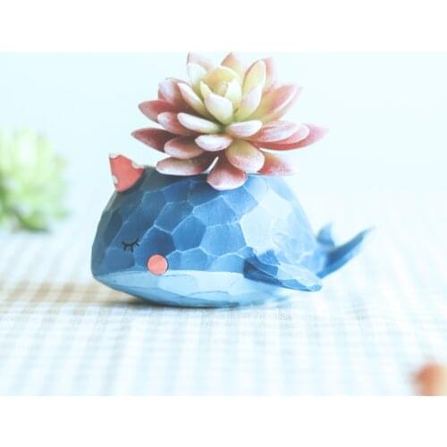 Potted Flowers of Pastoral Meaty Plants Creative Interesting and Personal Characteristic Small Animals Indoor Garden Micro