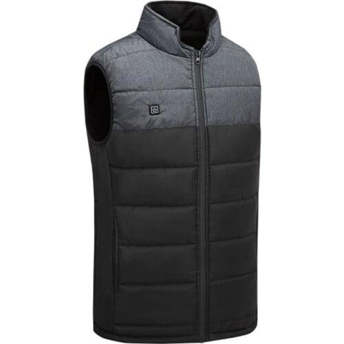 Men Women Outdoor Camping Hiking Warm Washable USB Winter Heating Vest Waistcoat