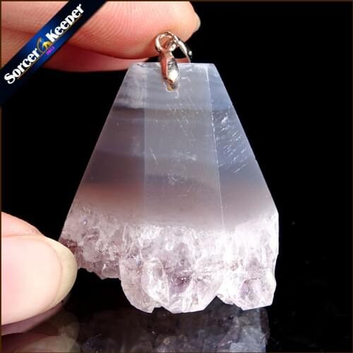 Womens Collares Gem Natural Amethysts Stone Pendant Necklace Quartz Purple Crystal Jewelry Loves Gift For Girlfriend PS881