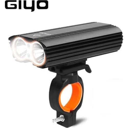 GYIO Bicycle Bike Light Front 2400Lm Headlight 2 Battery T6 Leds Bicycle Light Cycling Lamp Lantern Flashlight For Bicycle Bike