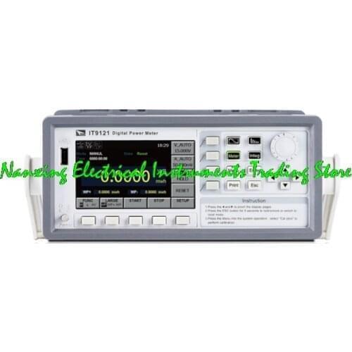 Fast arrival ITECH IT9121H Benchtop Digital AC power meter wattmeter for V/A/W/PF 1000V,20A