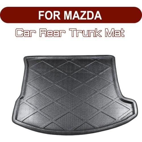 FOR MAZDA 2 3 5 6 Axela CX-4 CX-5 CX-7 CX-30 Car Rear Trunk Boot Mat Floor Mats Carpet Anti Mud Cargo Waterproof