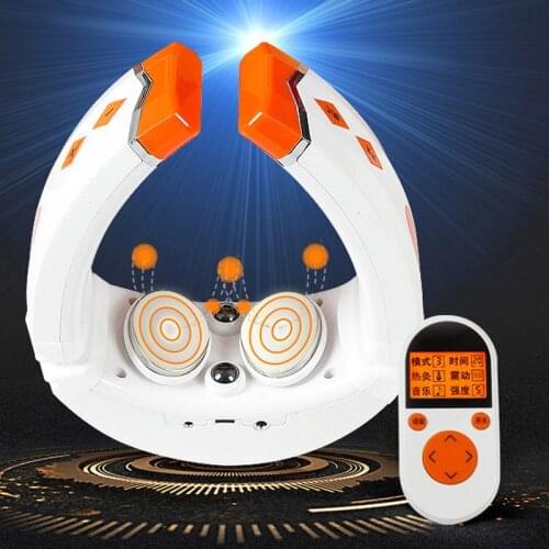 Neck Massager Cervical Acupuncture Therapy Relief Pain Multifunction Heating Physiotherapy Health Care for Neck Massage
