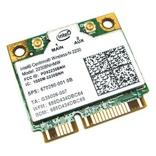 Mini pcie Card for 2230BNHMW HP sps 670290-001 Intel 2230 Wifi Centrino Wireless-N 2230 + Bluetooth 4.0 300Mbps Mini PCI-E