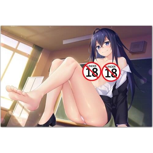 Wall Art Canvas Painting Classroom Girl Hot Body Pictures Adult Anime Posters and Prints For Living Room Modern Decorations