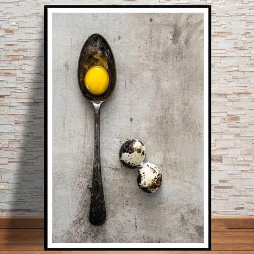 Wall Art Kitchen Utensils Spoon Canvas Paintings Nordic Vintage Cooking Picture Posters Prints Living Room Kitchen Decoration