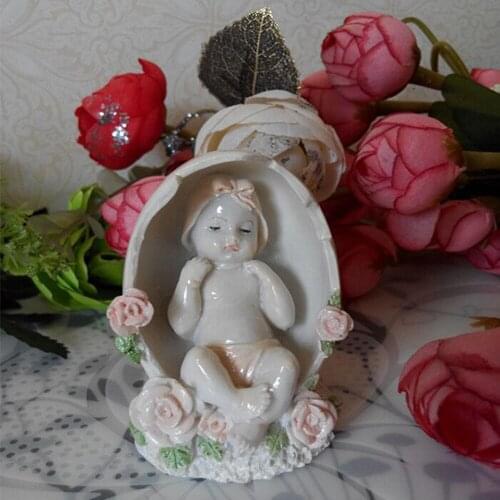 New Egg Baby Silicone Mold Resin Doll Cake Decorating Tools Mould