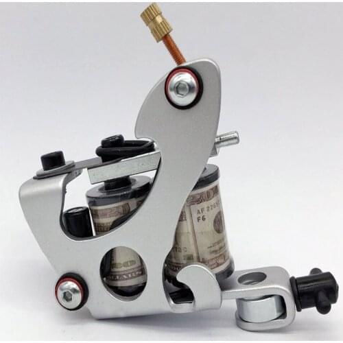 Newest 10 Wraps Coil Tattoo Machine Tattoo Apprentice Machine Gun for Tattoo Beginner Liner and Shader Free Shipping