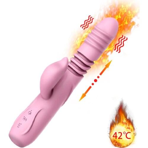 Telescopic Dildo G-spot Vibrator for Female Strong Vibration Penis Erotic Toys Vibrator Vaginal Clitoris Masturbator for Woman