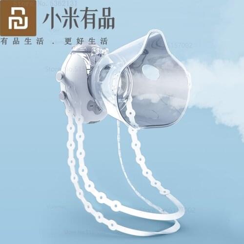 Youpin HiPee Head-Mounted Ultrasonic Inhale Nebulizer Portable Atomizer Silent Inhaler Nebuliser Inhalator For Kids Nebulizador