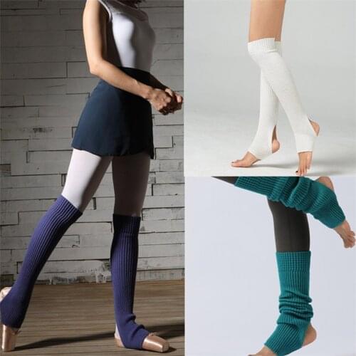 Girls Women Soft Yoga Pilates Ballet Socks Kids Dance Sock for Shoes Pole Knitwear Long Fitness Heel Spa Gym SportsDrop Shipping