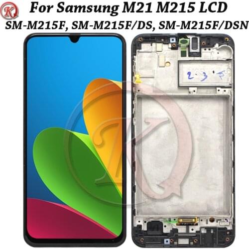 6.4 inch LCD For SAMSUNG Galaxy M21 2020 LCD M215 Display SM-M215F/DS LCD Screen Sensor Touch With Frame Digitizer Assembly