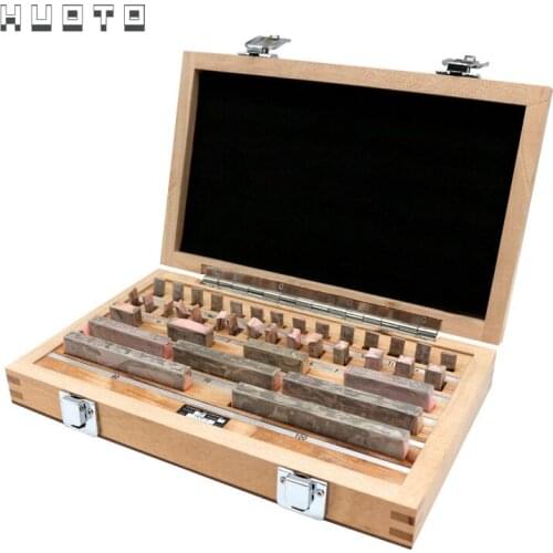 1-100mm Block Gauge Set 38Pcs/Set 0 Grade 1 Grade Caliper Inspection Measuring Tools