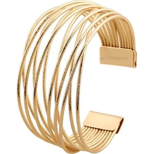 2017 Top Fashion Wide Cross Fashion Brand Vintage Exaggerate Leaves Charm Elastic Open Bracelet For Women Men Jewelry Wholesale