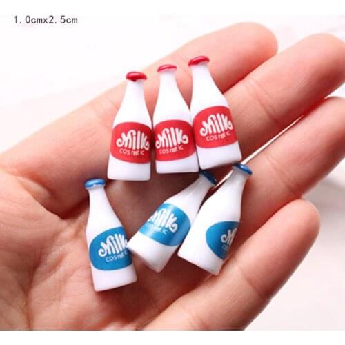 6pcs 1:12 Scale Dollhouse Miniature Wink Drink Model Pretend Play food For Blyth Barbies Bjd Doll House Kitchen Toys