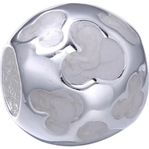 Ajax Fashion 100% 925 Sterling Silver Simple-style Charm Beads Fit Bracelet Women DIY Jewelry luxurious Gift