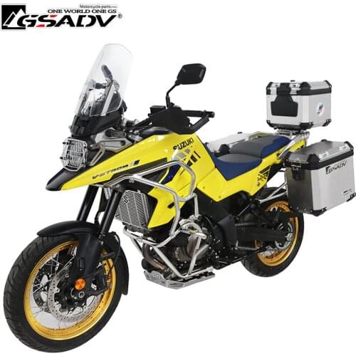 For Suzuki V-Strom DL1050XT Motorcycle Case Aluminum Top Box Side Box Luggage Steel Bracket