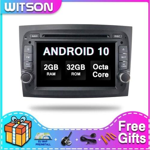 WITSON ANDROID 10.0 Car Video Player For FIAT Doblo 2015 4GB 64GB car audio system multimedia