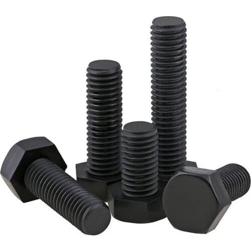 M4*6/8/10-30mm Black Nylon Hexagonal Screw, Plastic Insulated Bolt, Hexagonal Plastic Bolt