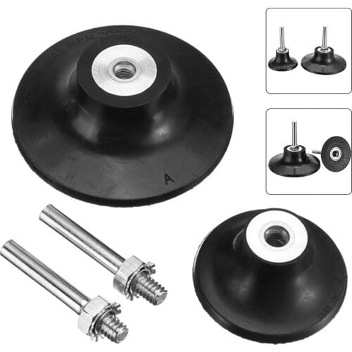 2" 3" Sanding Disc Pad Holder Roloc Roll & Lock Rotary with 2pcs 1/4 inch Shank with Screws For Grinders Abrasive Tools