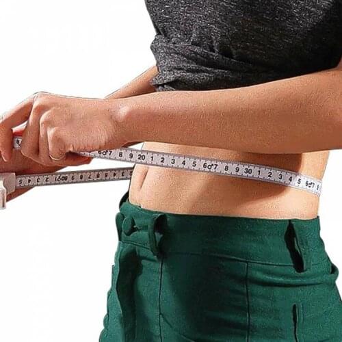 Ergnomic Retractable Body Measuring Ruler PP Clear Markings Waist Measure Tape for Home Strong Construction Waist Body Tape