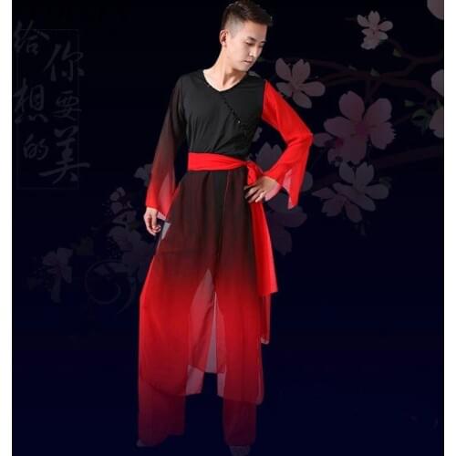 Chinese folk dance men oriental dance costumes male chinese dance costumes modern dance costume KK345