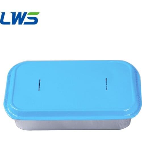 1000Pcs Disposable Rectangle Aluminum Foil BBQ Food Tray Grease Drip Pans Temperature Resistance Baking Pan Container