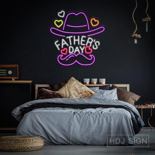 Fathers Day Neon Wall Art Gifts/led Neon Wall Art/neon Wall Decoration Apartment Home Decoration Party Decoration