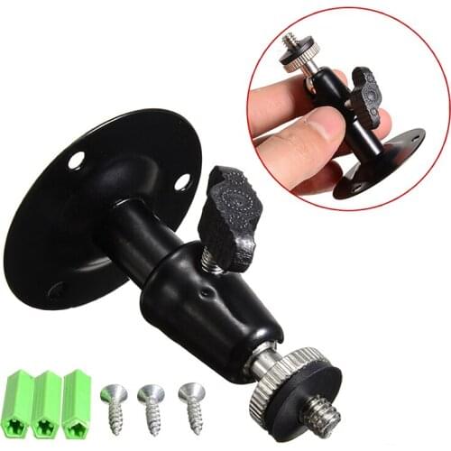 Adjustable Metal Mounting Stand Holder for CCTV DVR IP Mini Camera High Quality Wall Ceiling Mount Bracket with Fitting Screws