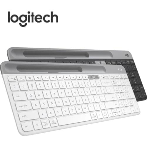 Logitech K580 ultra-thin Bluetooth 2.4GHz dual-mode wireless keyboard multi-device office keyboard, suitable for PC tablet phone