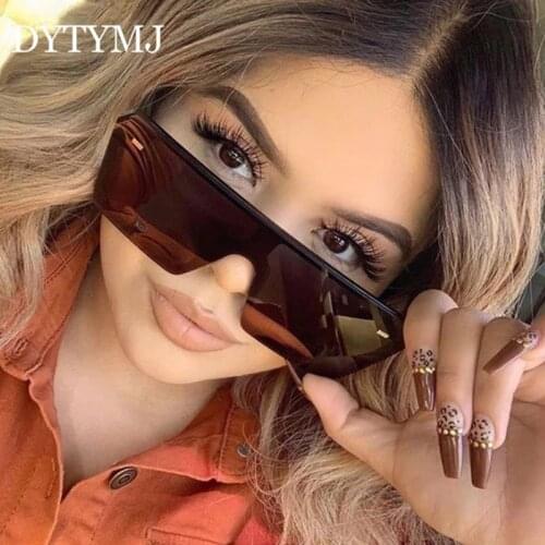 DYTYMJ Vintage Oversized Sunglasses Women 2020 Brand Designer Glasses Women/Men Retro Eyeglasses Square Oculos De Sol Feminino