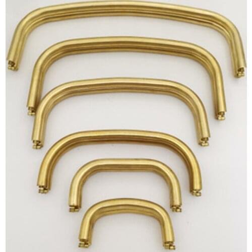 High quality Quilted doctor Bag frame Coins purse frame Vintage Craft Workshop DIY patchwork brass obag purse frame handles