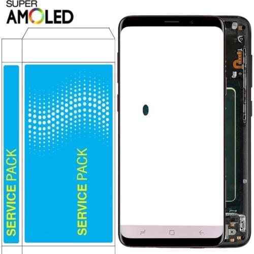 Super Amoled S8 Plus LCD For Samsung Galaxy S8 LCD With Frame 2960*1440 SM-G950F G955F G955FD LCD Display Touch Screen Spot