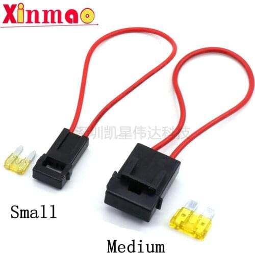1pcs 18awg 600v waterproof auto inline Medium In-Line Fuse Holder + 1pcs Fuse Inserts