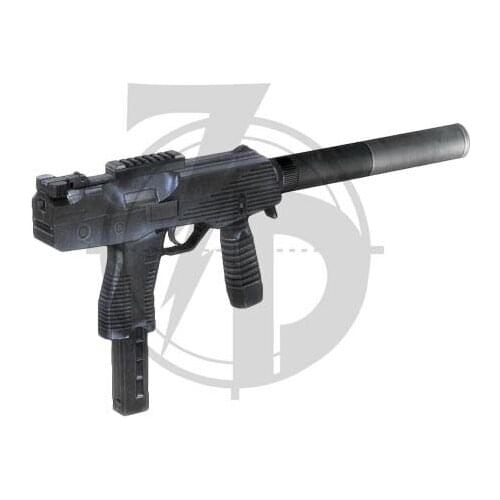 3D Paper Model TMP Assault Rifle Gun 1: 1 Scale DIY Handmade Paper Craft Toy