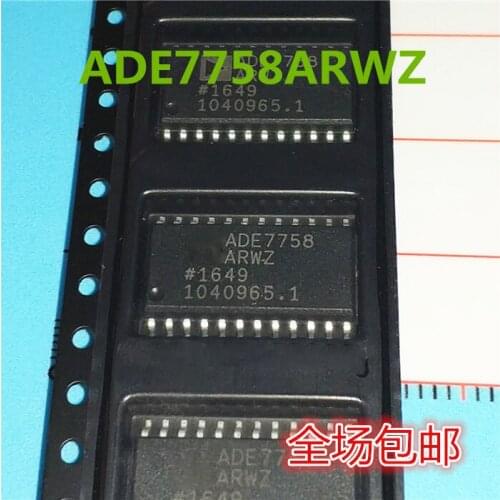 50PCS !!! NEW Original ADE7758ARWZ SOP24 ADE7758ARW ADE7758 SOP-24 Three-phase energy metering chip In Stock
