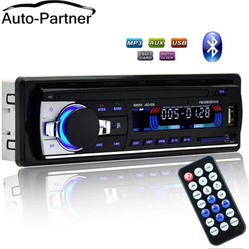 Car Radio Bluetooth 1 din car stereo Player autoradio Phone AUX-IN MP3 FM/USB/radio with Remote control