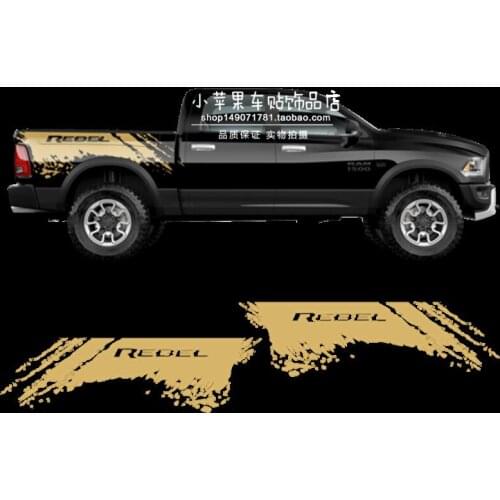 Car stickers FOR Dodge Ram RAM body rear trunk modified decorative off-road decal film