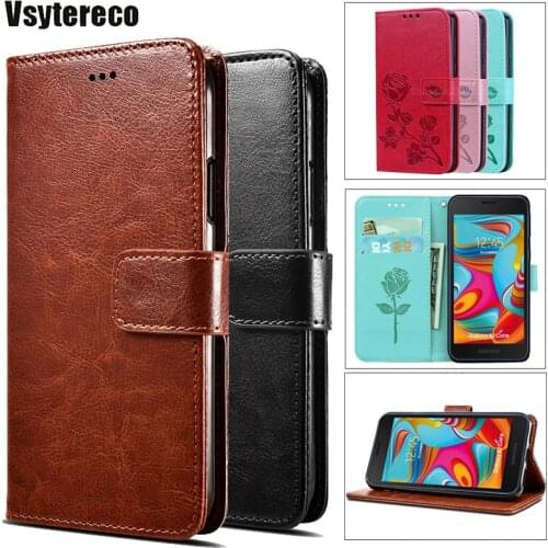 For Samsung Galaxy A2 Core SM-A260F/G Phone Cover For Fundas Samsung J2 Core J260 SM-J260F Case Flip Leather Wallet Cover Coque