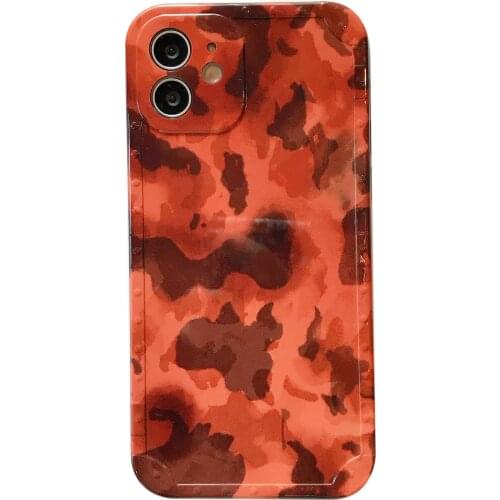 Vintage Amber & Jade Pattern Case for iPhone 12 Pro Max Back Phone Cover for 12 Mini 11Pro Max X XS XR 8 7 Plus SE 2020 Capa
