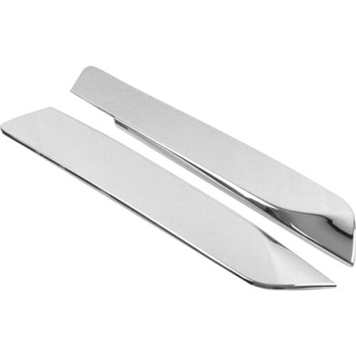 For Cadillac XT6 2020 2021 ABS Chrome Rear Tail Spoiler Window Side Triple-cornered Decoration Cover Trim