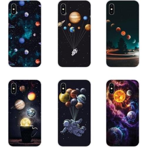 For Samsung Galaxy A3 A5 A7 A9 A8 Star A6 Plus 2018 2015 2016 2017 Accessories Phone Shell Covers Space Solar System Planets
