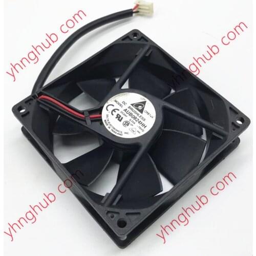 Delta Electronics AUB0924HH Server Cooling Fan DC 24V 0.25A 90x90x25mm 2- Wire