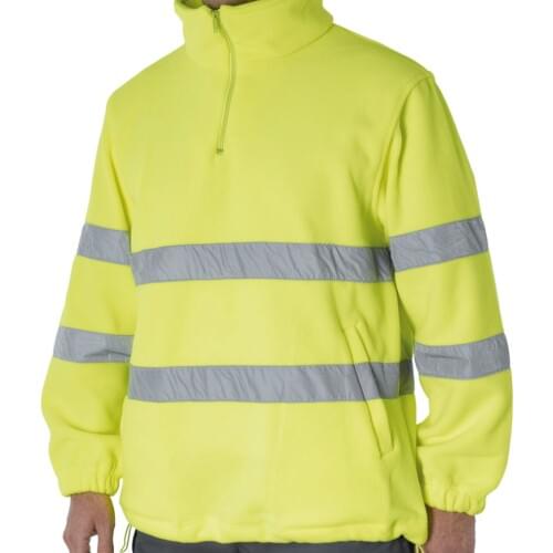 FLEECE WORK HIGH VISIBILITA YELLOW