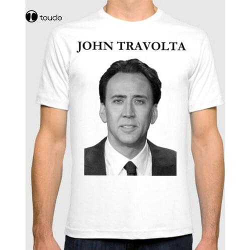 Nicolas Cage Face Off T-Shirt MenS WomenS Funny New Cotton Tee S-7Xl