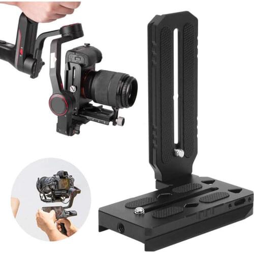 Camera Stabilizer Vertical Shooting Board with Counterweight for Zhiyun Weebill/Weebill S Stabilizer Quick Release Plate