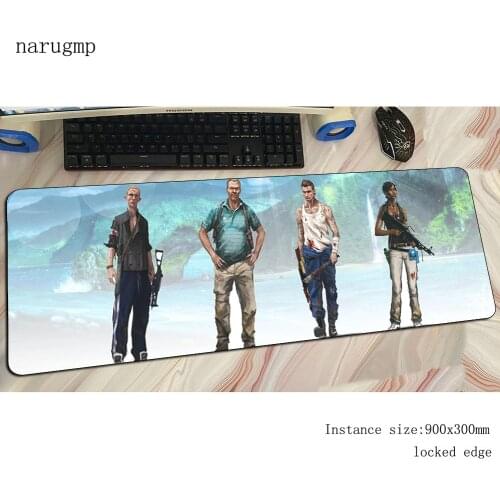 Far cry mouse pad gamer cheapest 900x300x3mm notbook mouse mat gaming mousepad High quality pad mouse PC desk padmouse mats