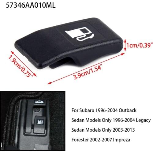 Fuel Gas Door Lever Pull Knob Tank Cover Cap For Subaru Forester 2003-2013 Outback Legacy Impreza 57346AA010ML