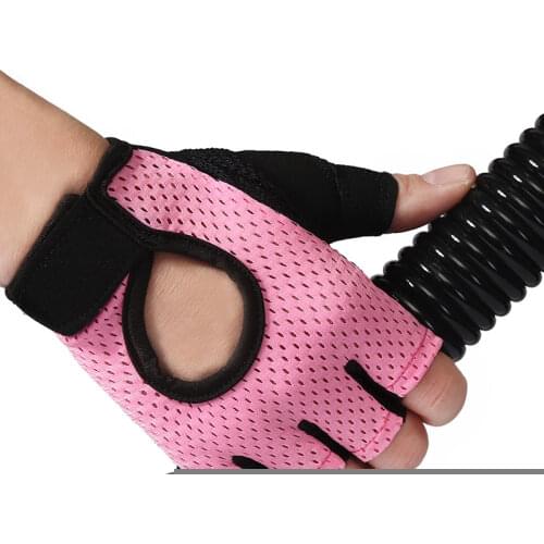 Summer men/women fitness gloves gym weightlifting cycling yoga bodybuilding training thin breathable non-slip half finger gloves