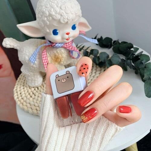 26 Colors Cute Nail Polish Gel Set Shiny Glitter Sequins Non-Soak Off UV LED Gel Fast-dry DIY Varnish Nail Art Decoration 4g